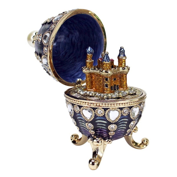 The Bogdana Collection Romanov-Style Enameled Egg: Valentina